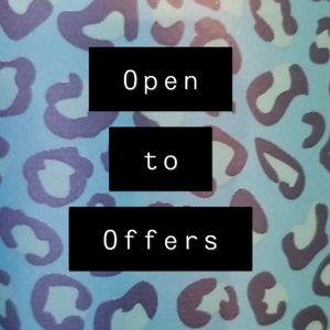 Reasonable offers considered👌